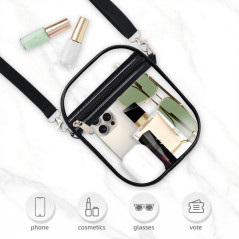 Sac Transparent Fibrdoo Clear Bag pour Événements Stade