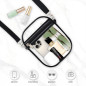 Fibrdoo Transparent Crossbody Clear Bag for Stadium Events – Stylish & Compliant Purse Fibrdoo Transparent Crossbody Clear Bag for Stadium Events – Stylish & Compliant Purse