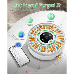 Colorwing® 2025 Smart Pill Dispenser – 31-Slot Bluetooth Organizer for Seniors