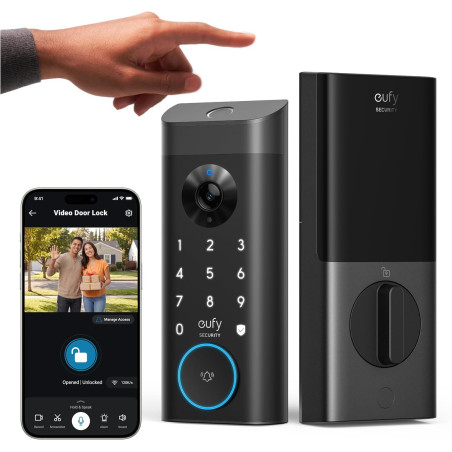 Serrure Intelligente Eufy E331 - Accès Sans Clé & Empreinte
