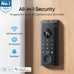 Eufy Security E331 Smart Lock | Fingerprint Keyless Entry Door Lock