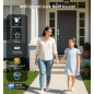 Veise VE017G-H Serrure de Porte Intelligente Wi-Fi avec Poignée, Satin Nickel Veise VE017G-H Serrure de Porte Intelligente Wi-Fi avec Poignée, Satin Nickel