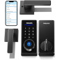 Philips Smart Deadbolt Lock with Keypad & 2 Lever Handles for Front Door Security Set Philips Smart Deadbolt Lock with Keypad & 2 Lever Handles for Front Door Security Set