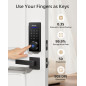 Serrure Connectée Philips avec Poignée à 2 Levier, Clavier pour Porte d'Entrée Serrure Connectée Philips avec Poignée à 2 Levier, Clavier pour Porte d'Entrée