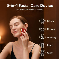 ZDEER GS5 Electric Heated Gua Sha Tool & Red Light Face Massager