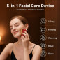 ZDEER GS5 Gua Sha Électrique Chauffant, Massager Visage Lumière Rouge, Couleur Rouge ZDEER GS5 Gua Sha Électrique Chauffant, Massager Visage Lumière Rouge, Couleur Rouge
