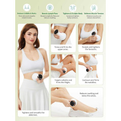 Massageur Drainage Lymphatique Anti-Cellulite pour Corps & Jambes