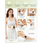 Lymphatic Drainage Massager & Anti-Cellulite Tool for Arms, Legs & Belly with Heat, Vibration & Pulse - White Lymphatic Drainage Massager & Anti-Cellulite Tool for Arms, Legs & Belly with Heat, Vibration & Pulse - White