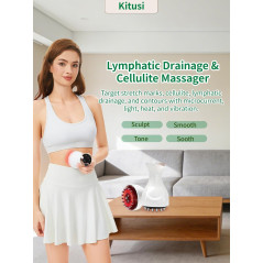 Massageur Drainage Lymphatique Anti-Cellulite pour Corps & Jambes
