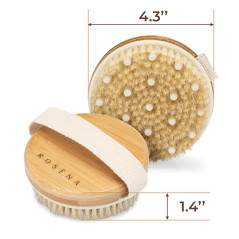 Brosse Corps Dry Brushing - Exfoliation & Drainage Lymphatique