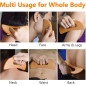 FKYzixeh Wooden Gua Sha Lymphatic Drainage Massager, Manual Body Scraper for Cellulite & Muscle Relief (Style A)
