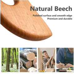 Massageur Drainage Lymphatique en Bois – Gua Sha Anti-Cellulite