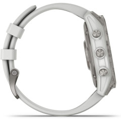 Garmin epix Gen 2 : Montre Connectée Premium Titanium Blanche