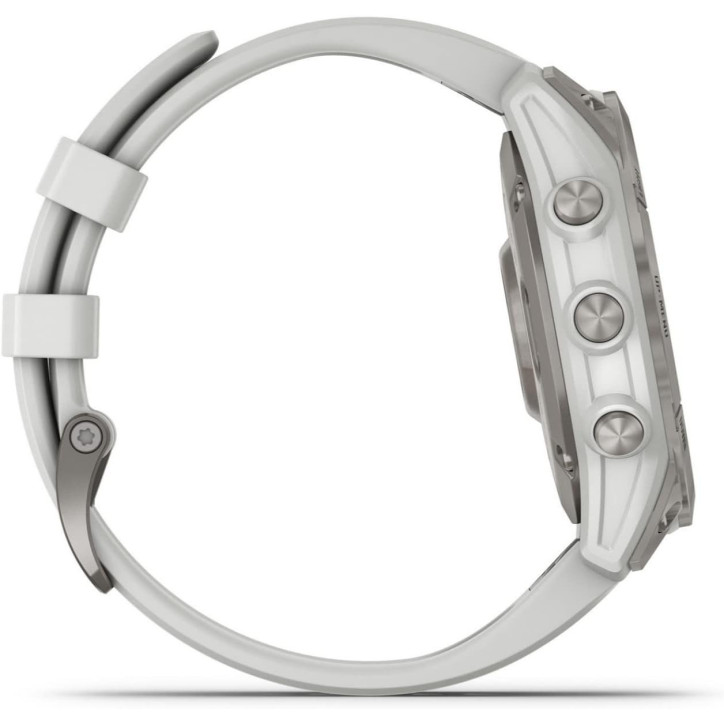 Garmin Epix Gen 2 - Montre Connectée Premium, Écran AMOLED Tactile, Santé & Aventure, Titane Blanc Garmin Epix Gen 2 - Montre Connectée Premium, Écran AMOLED Tactile, Santé & Aventure, Titane Blanc