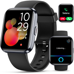 Montre Connectée Mixte 1.8” - Alexa, Santé & Sport 120+