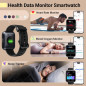 Montre Connectée Unisexe 1.8'' avec Alexa, Appels, Notifications, Cardio, Sommeil, 120 Modes Sportives, Étanche Montre Connectée Unisexe 1.8'' avec Alexa, Appels, Notifications, Cardio, Sommeil, 120 Modes Sportives, Étanche