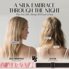 Masque de Nuit OLESILK Soie 100% Mulberry - Noir Anti-Pression