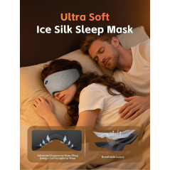 Casque Bluetooth 6.0 pour Dormir – Masque & 20H Autonomie