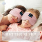 Wireless Bluetooth 5.4 Sleep Mask Headphones Soft Eye Mask Blackout with Mic – Pink Wireless Bluetooth 5.4 Sleep Mask Headphones Soft Eye Mask Blackout with Mic – Pink