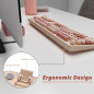 Wireless Retro Typewriter Style Keyboard and Mouse Combo for PC Wireless Retro Typewriter Style Keyboard and Mouse Combo for PC