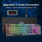 Redragon Wireless Mechanical Gaming Keyboard - Typewriter Style, Black Redragon Wireless Mechanical Gaming Keyboard - Typewriter Style, Black