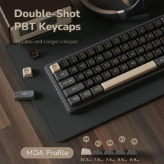 RK Royal Kludge R65 Wired 60% RGB Mechanical Keyboard with Volume Knob