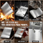 Bybkxeo S2 Metal Crypto Seed Phrase Plate, Fireproof, Corrosion Resistant, 24-Word BIP39 Storage, Compatible with Ledger/Trezor/ Bybkxeo S2 Metal Crypto Seed Phrase Plate, Fireproof, Corrosion Resistant, 24-Word BIP39 Storage, Compatible with Ledger/Trezor/