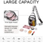 CLUCI Sac Transparent pour Événements, Sac Bandoulière Clair, Pochette Transparente