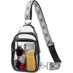 Sac Transparent CLUCI pour Événements – Pochette Crossbody