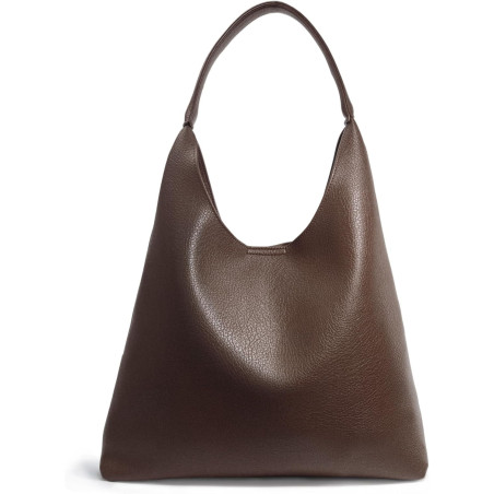 Women's Soft Vegan Leather Hobo Bag - Slouchy Shoulder Tote Purse