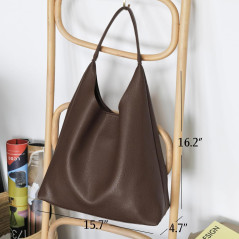 Sacs Hobo Femme Cuir Vegan Souple Sac Épaule Décontracté