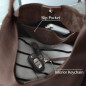 Sac Hobo Femme en Cuir Végan Souple, Sac à Épaule Décontracté et Grand Cabas Sac Hobo Femme en Cuir Végan Souple, Sac à Épaule Décontracté et Grand Cabas