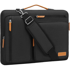 Sacoche bandoulière MOSISO 360° pour PC portable 15-16 pouces