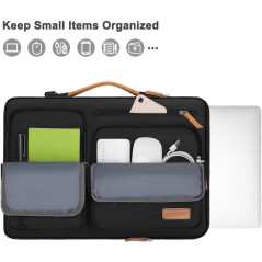 MOSISO 360 Protective Laptop Shoulder Bag for 15.6-16 Inch Laptops