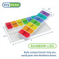 Ezy Dose Weekly 14-Day Large Rainbow Pill Organizer Medicine Planner Ezy Dose Weekly 14-Day Large Rainbow Pill Organizer Medicine Planner