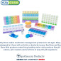 Organiseur de Pilules Hebdomadaire Ezy Dose 14 Jours, Grand Planificateur Médicaments Arc-en-Ciel Organiseur de Pilules Hebdomadaire Ezy Dose 14 Jours, Grand Planificateur Médicaments Arc-en-Ciel