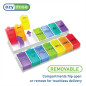 Ezy Dose Weekly 14-Day Large Rainbow Pill Organizer Medicine Planner Ezy Dose Weekly 14-Day Large Rainbow Pill Organizer Medicine Planner