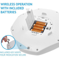 Distributeur Pilules Bluetooth LiveFine, 28 Jours, 9 Dosages