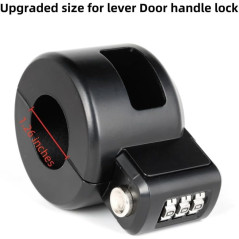 Keyed Door Handle Lockout Cover with Code – Fits Long Shaft Handles