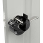Keyed Door Handle Lockout Cover with Code – Fits Long Shaft Handles, Blocks Keyhole Access from Outside