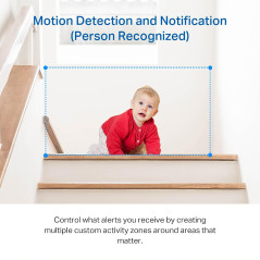 Tapo 2K Pan Tilt Security Camera (2-Pack) – Baby & Dog Monitor C211