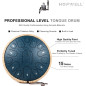 HOPWELL 13 Steel Tongue Drum 15 Notes D Major with Music Book, Mallets & Carry Bag - Navy Blue HOPWELL 13 Steel Tongue Drum 15 Notes D Major with Music Book, Mallets & Carry Bag - Navy Blue
