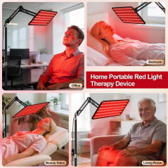 Morfone Tri-Wavelength Red Light Therapy 660nm, 850nm & 940nm for Body & Face