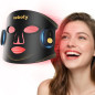 Wireless Red Light Therapy Face Device with 4 Modes & 2000mAh Battery, Remote Control Included