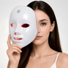 Masque Thérapie Lumière Rouge LED pour Visage Efficace