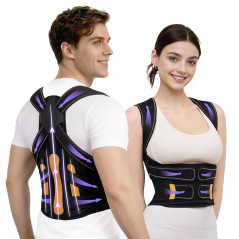 Correcteur de Posture Unisexe, Soutien Dos x5, Taille S