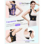 Posture Corrector for Women & Men - 5x Enhanced Support Back Brace, Small Size Posture Corrector for Women & Men - 5x Enhanced Support Back Brace, Small Size