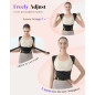 Posture Corrector for Women & Men - 5x Enhanced Support Back Brace, Small Size Posture Corrector for Women & Men - 5x Enhanced Support Back Brace, Small Size
