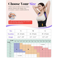 Posture Corrector for Men & Women - 5x Support Back Brace, Small