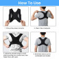 Correcteur de posture réglable pour homme – soutien dos, épaules & clavicule, soulage douleurs, design breveté Correcteur de posture réglable pour homme – soutien dos, épaules & clavicule, soulage douleurs, design breveté
